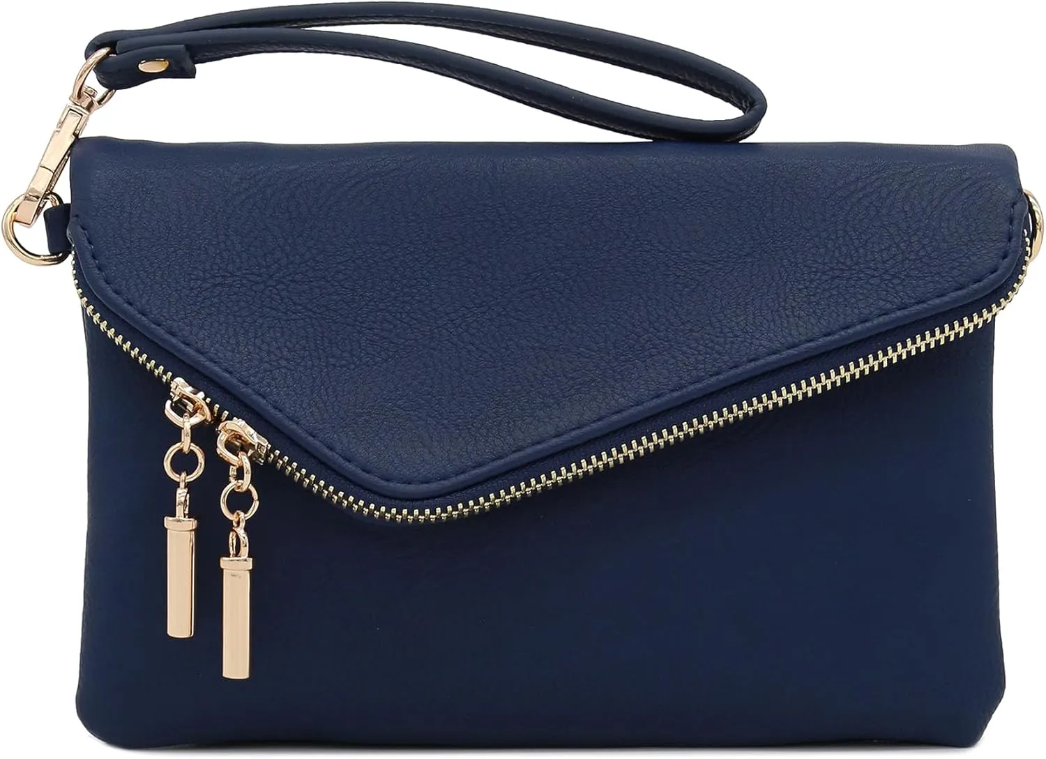FashionPuzzle Envelope Wristlet Clutch Crossbody Bag with Chain Strap