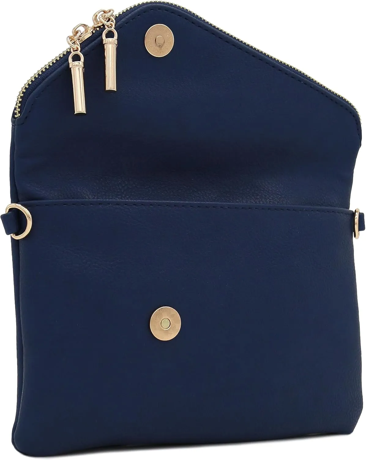 FashionPuzzle Envelope Wristlet Clutch Crossbody Bag with Chain Strap