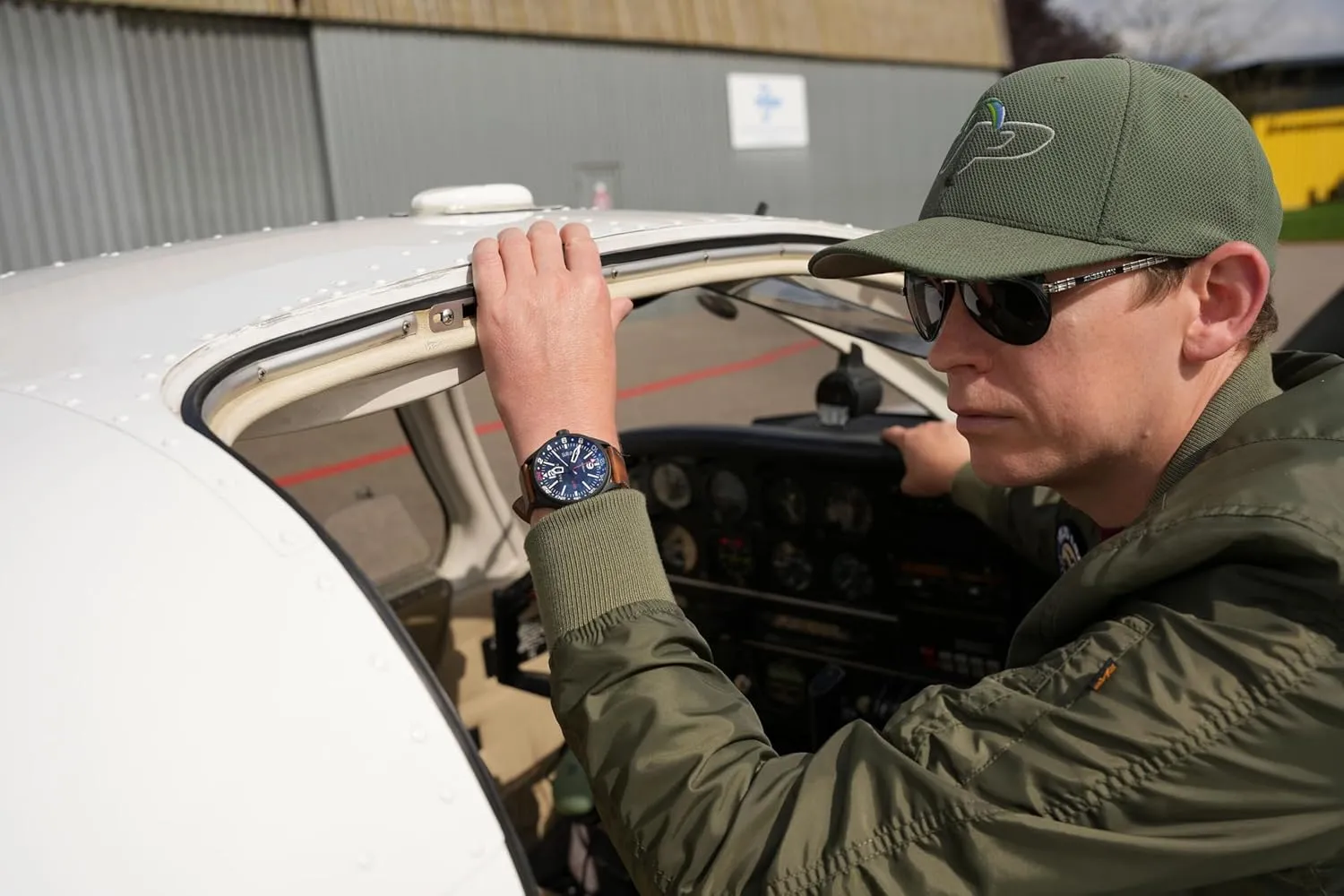 Flieger 45G Men’s Automatic GMT Pilot Watch – 45mm Stainless Steel, NH34A Movement, Dual Time Zone, Sapphire Crystal, Luminous Dial, 100m Water Resistant