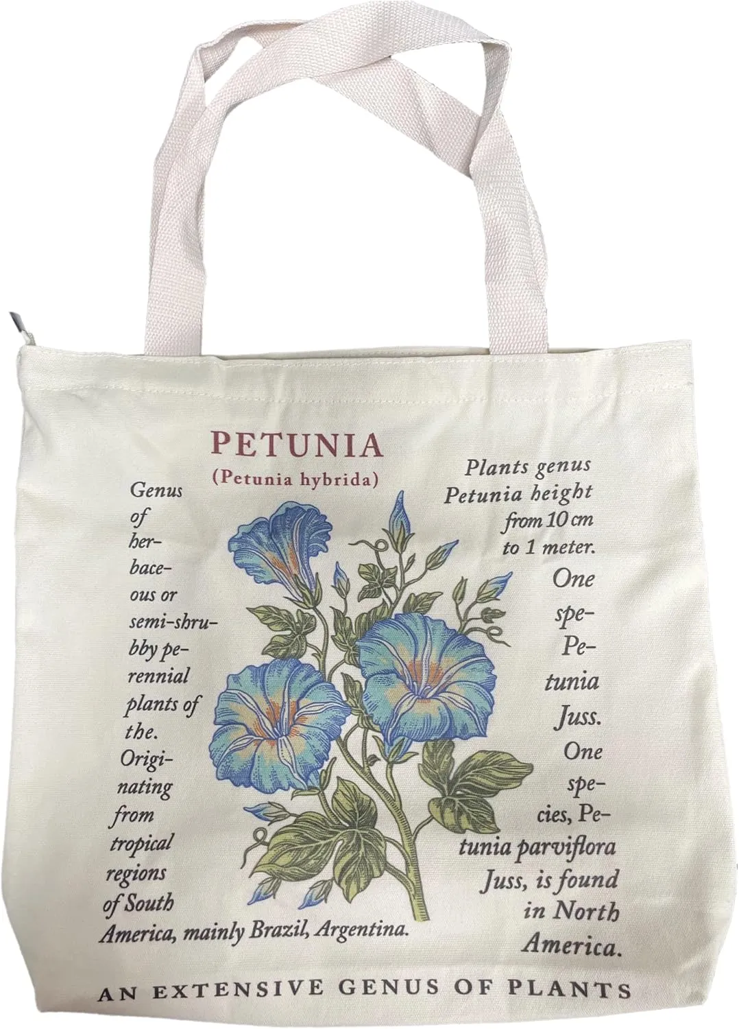Floral Canvas Tote Bag Botanical Shopping Bag Aesthetic Flower Tote Bag Canvas Grocery Bag for Women Trendy Tote
