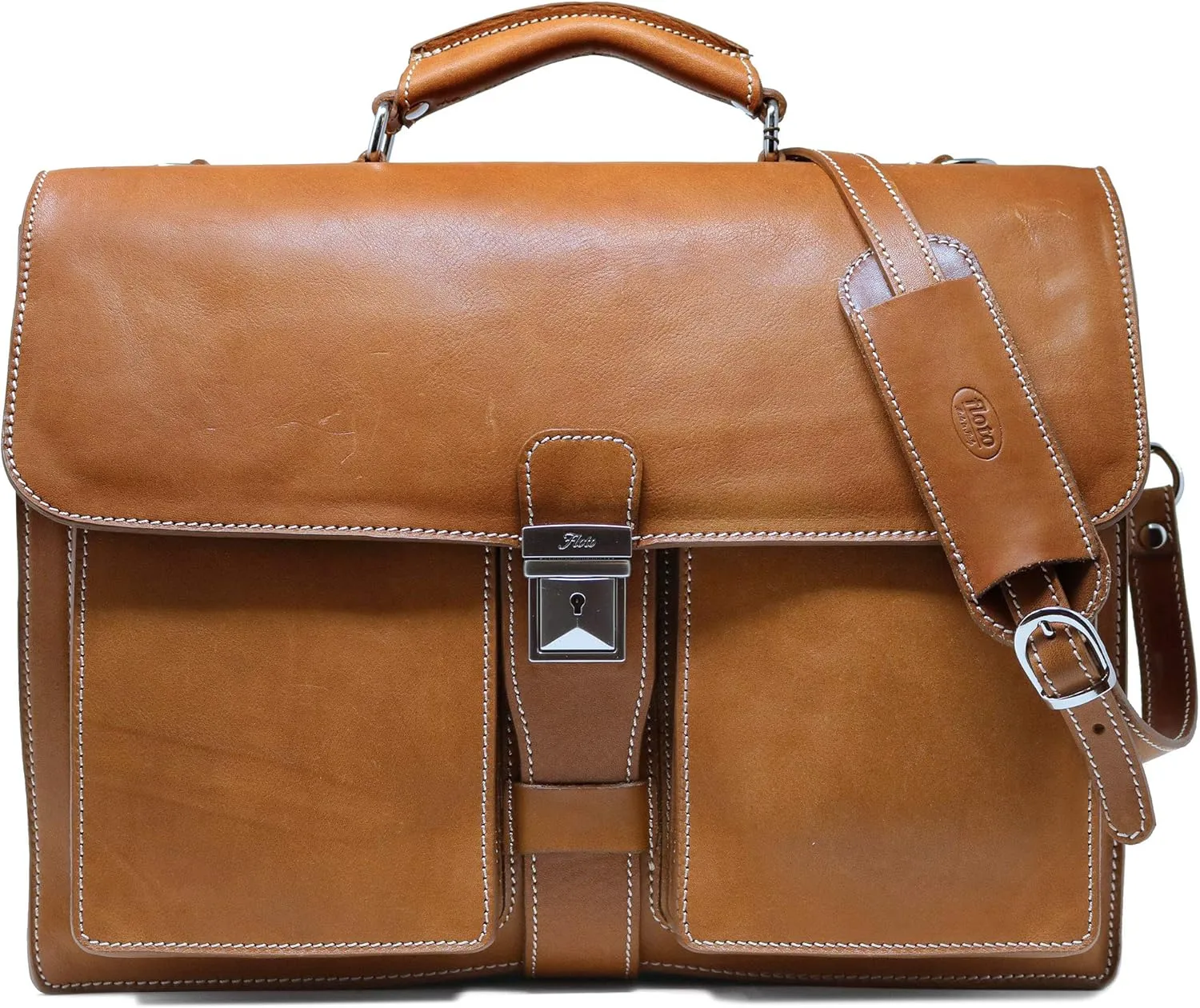 Floto Parma Edition Italian Leather Calfskin Briefcase
