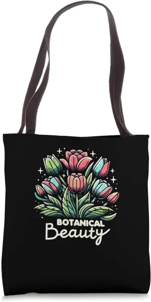 Flower Lover Botanical Beauty Tulips Tote Bag