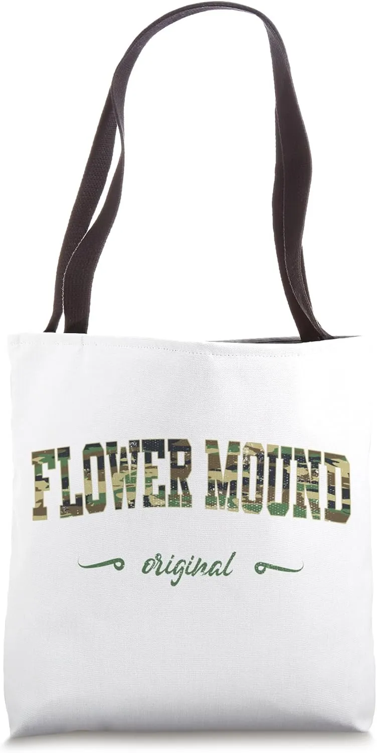 Flower Mound Gothic Design Camouflage Version Tote Bag