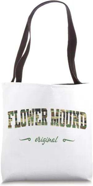 Flower Mound Gothic Design Camouflage Version Tote Bag
