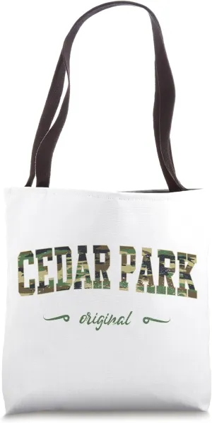Flower Mound Gothic Design Camouflage Version Tote Bag