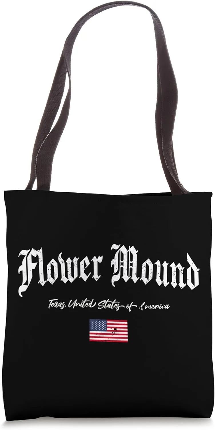 Flower Mound Gothic Design Tote Bag