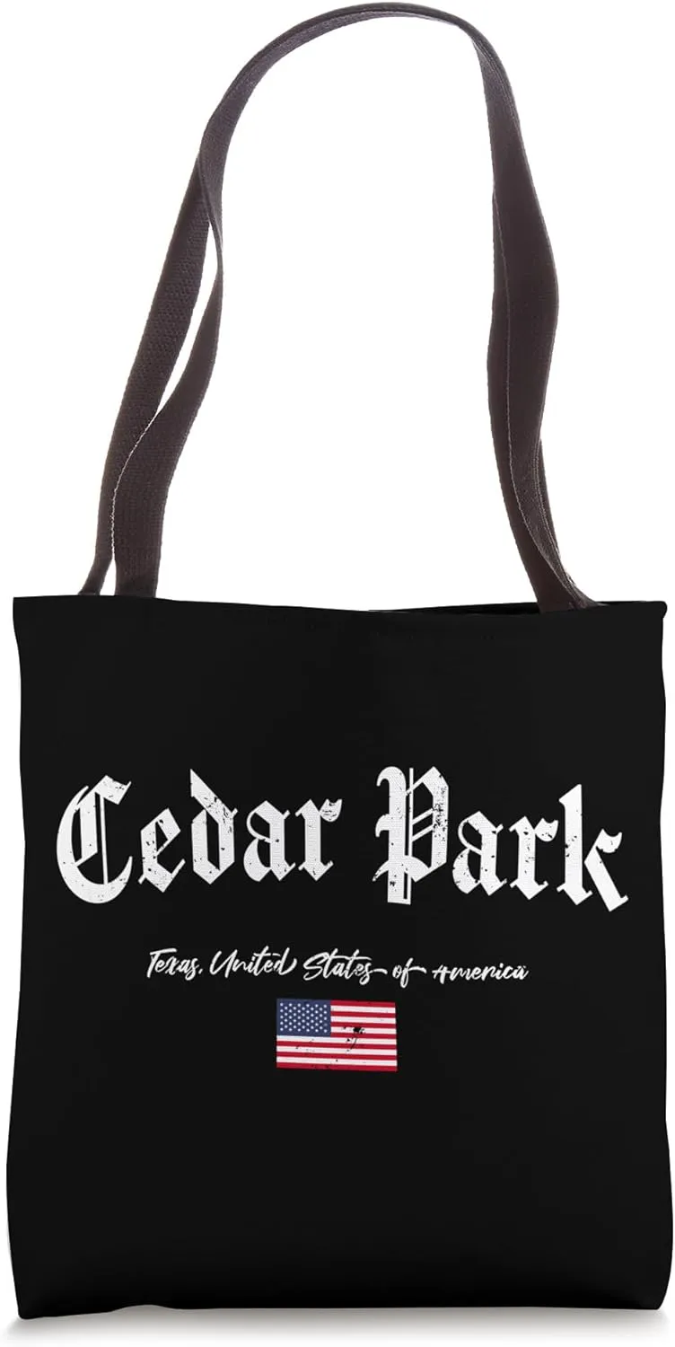 Flower Mound Gothic Design Tote Bag