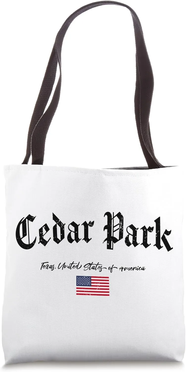 Flower Mound Gothic Design Tote Bag