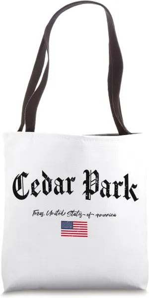 Flower Mound Gothic Design Tote Bag