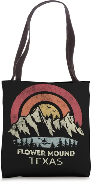 Flower Mound Texas Mountain Sunset Sunrise Kayaking Tote Bag