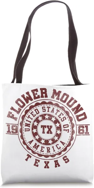 Flower Mound TX | Texas | Vintage City Apparels Tote Bag