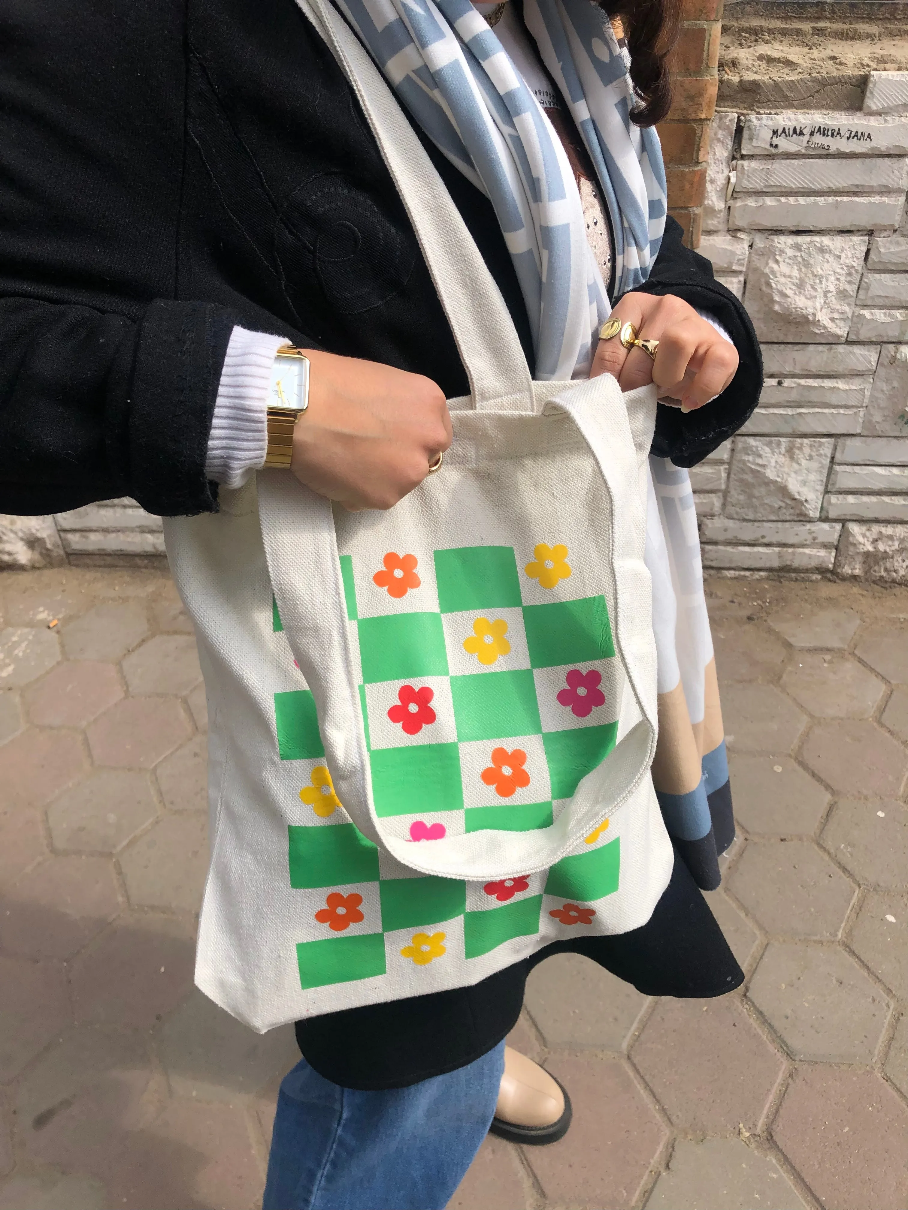 Flower Power Tote Bag
