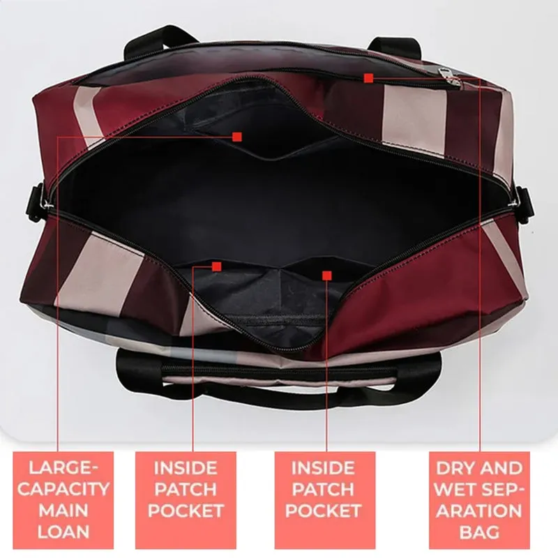 Foldable Dry/Wet Separation Travel Bag