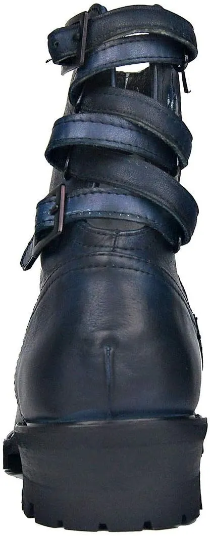 For Men Ankle Boots Mens Zip Pointed Belt Boots Holiday Business Club Party For Office Genuine Pure Leather The First Layer Of Cowhide