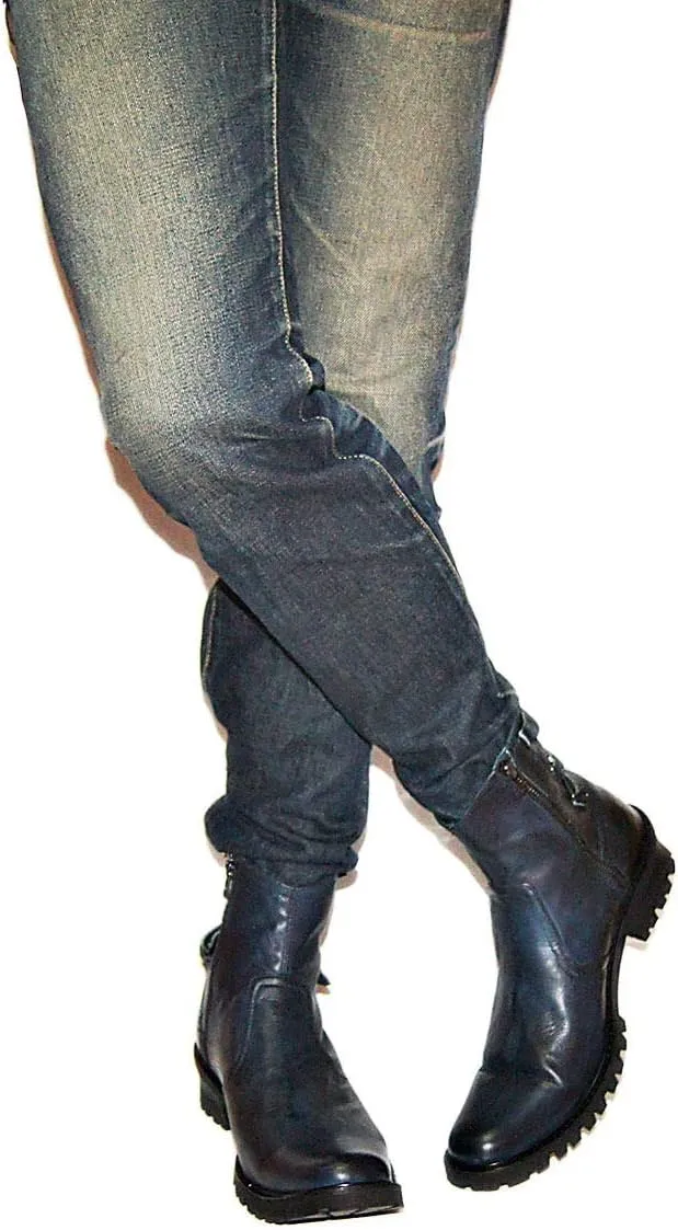 For Men Ankle Boots Mens Zip Pointed Belt Boots Holiday Business Club Party For Office Genuine Pure Leather The First Layer Of Cowhide