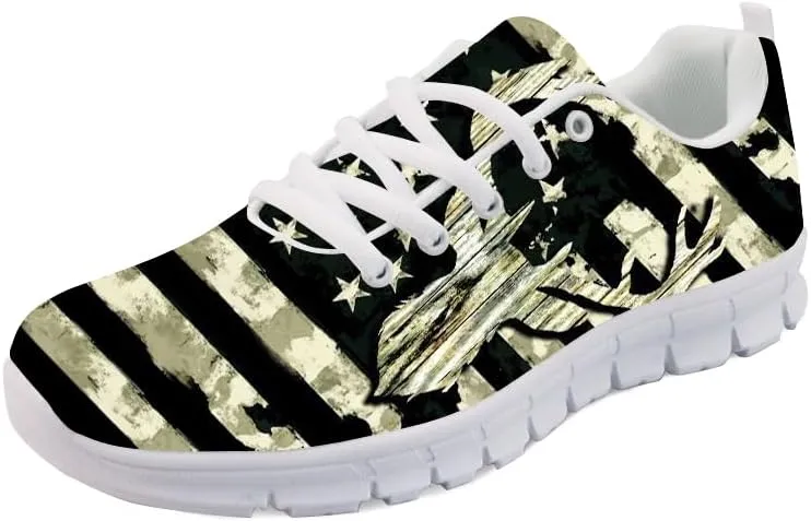 Forchrinse Hawaiian Corgi Palm Running Shoes for Men Women Soft Sports Gym Jogging Athletic Shoes