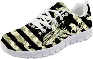 Forchrinse Hawaiian Corgi Palm Running Shoes for Men Women Soft Sports Gym Jogging Athletic Shoes