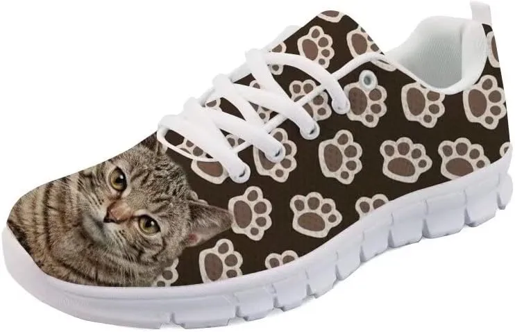 Forchrinse Hawaiian Corgi Palm Running Shoes for Men Women Soft Sports Gym Jogging Athletic Shoes