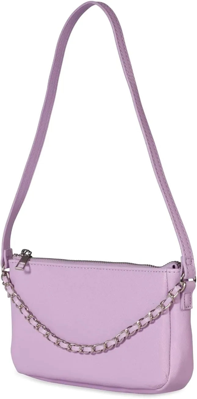 Forever 21 Women's Shoulder With Fashion Chain Lilac Medium