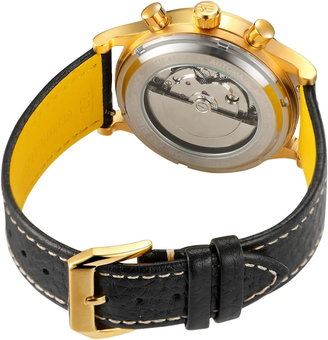 FORSINING Men's Automatic Tourbillon Dress Watches Analogue Mechanical Calendar Minimalist Waterproof Wrist Watch