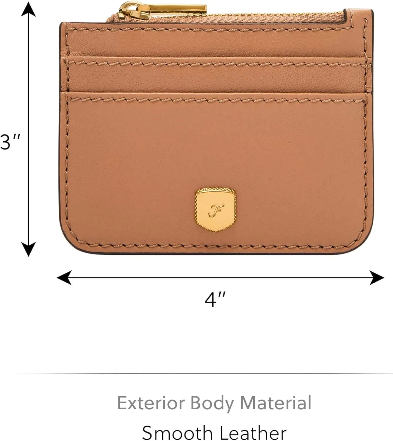 Fossil Lennox Zip Card Case Wallet