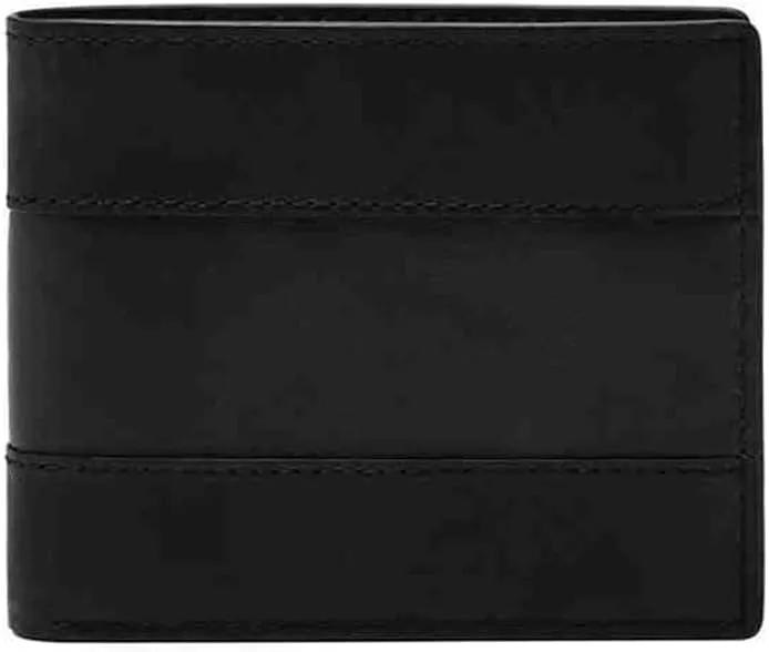Fossil Men's Leather Bifold with Flip ID Wallet