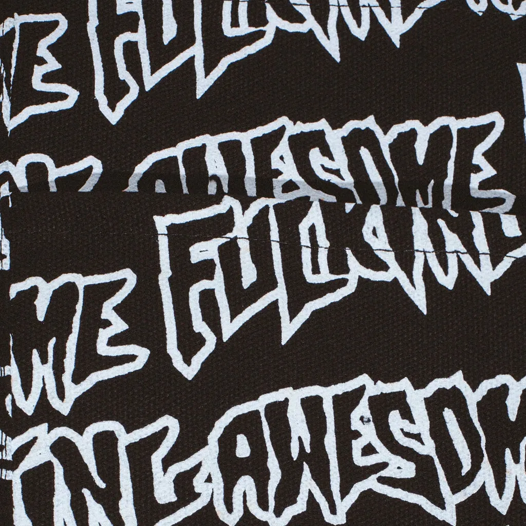 Fucking Awesome - Large Tote Bag - black/white