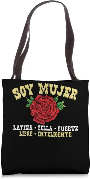 Funny Fuerte Libre Inteligente Hispanic Latina Power Tote Bag