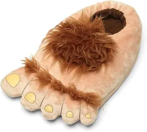 Furry Monster Adventure Slippers Comfortable Novelty Warm Winter Hobbit Feet for Adults