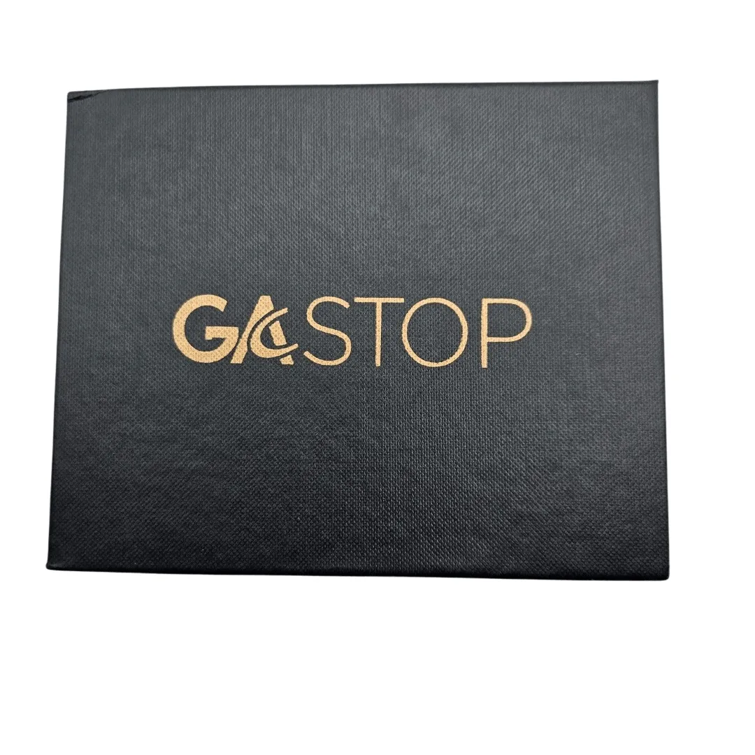 GAC STOP Minimalist Full Grain Leather Men's Card Wallet Brown