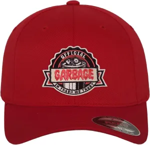 Garbage Pail Kids Officially Licensed Official Garbage Flexfit Cap (Red), Small/Medium