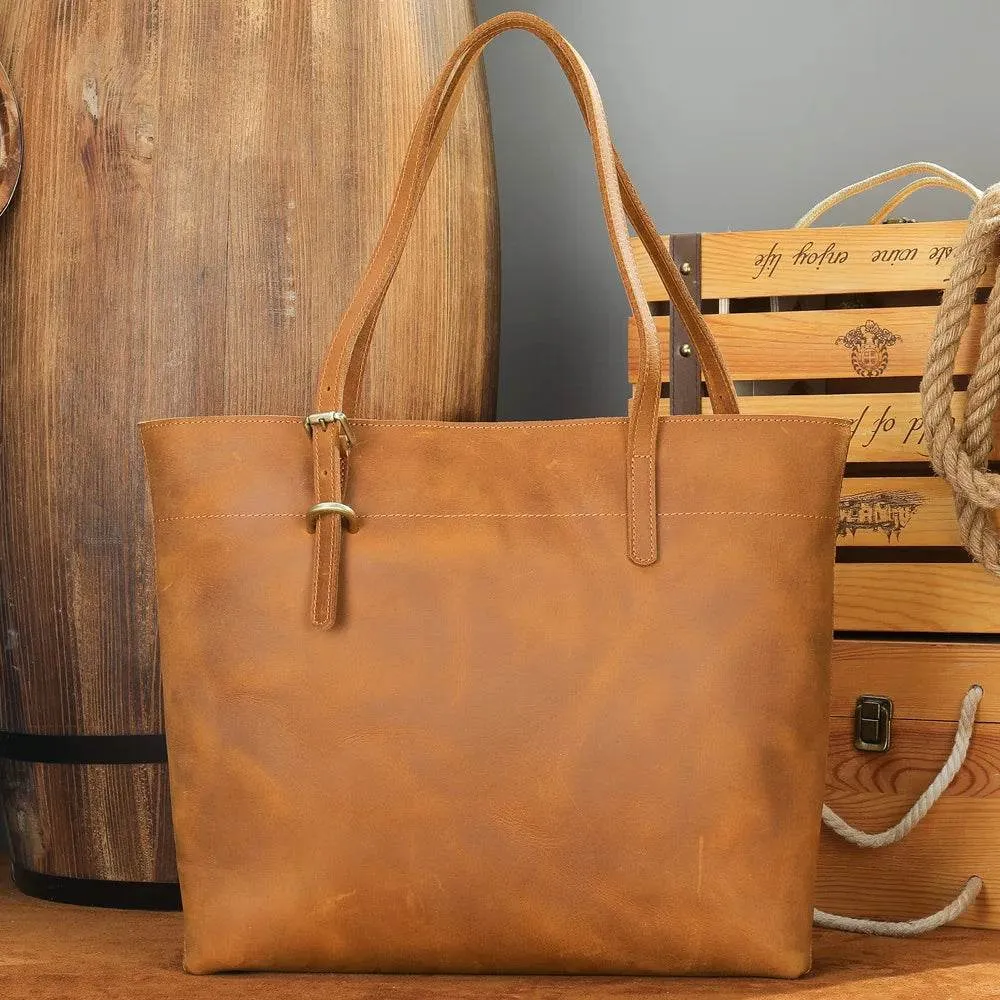 Genuine Leather Business Shoulder Bag for Documents Messenger Bag