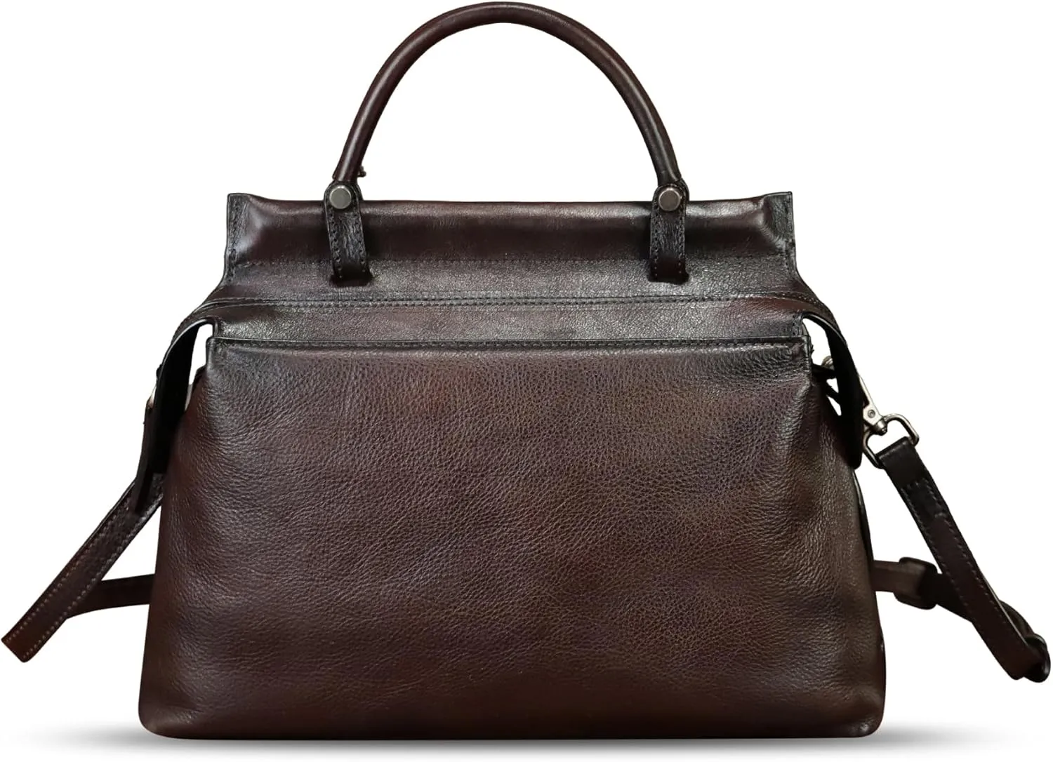 Genuine Leather Handbag for Women Retro Leather Crossbody Bag Pouch Vintage Handbag Purse Ladies Satchel