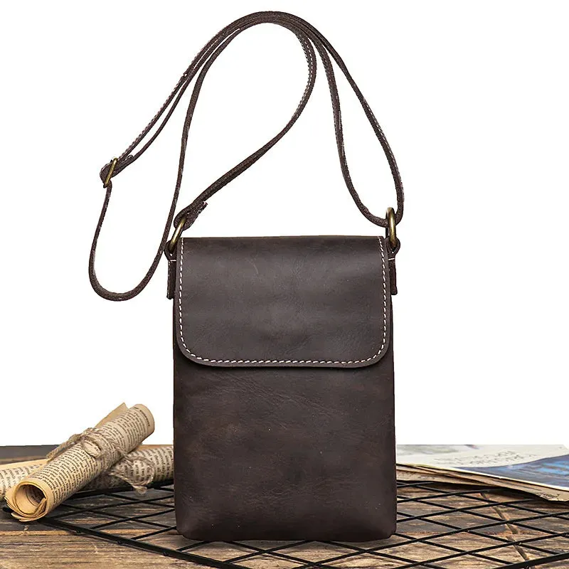 Genuine Leather Mini Shoulder Bag