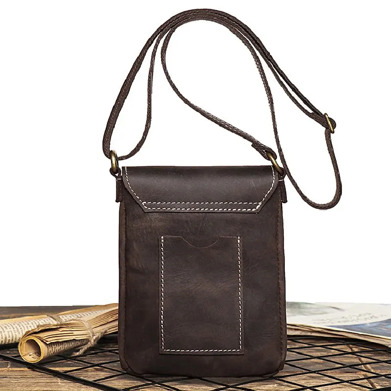 Genuine Leather Mini Shoulder Bag
