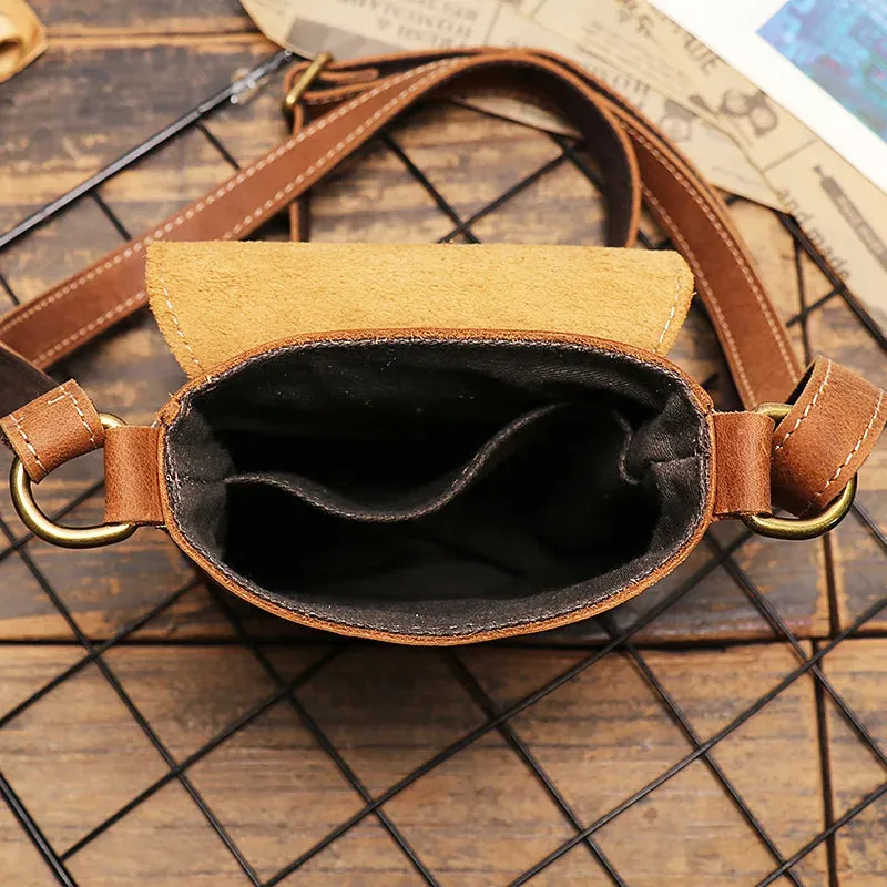 Genuine Leather Mini Shoulder Bag