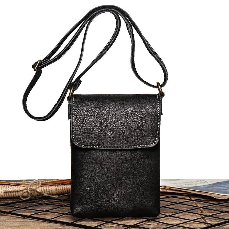 Genuine Leather Mini Shoulder Bag