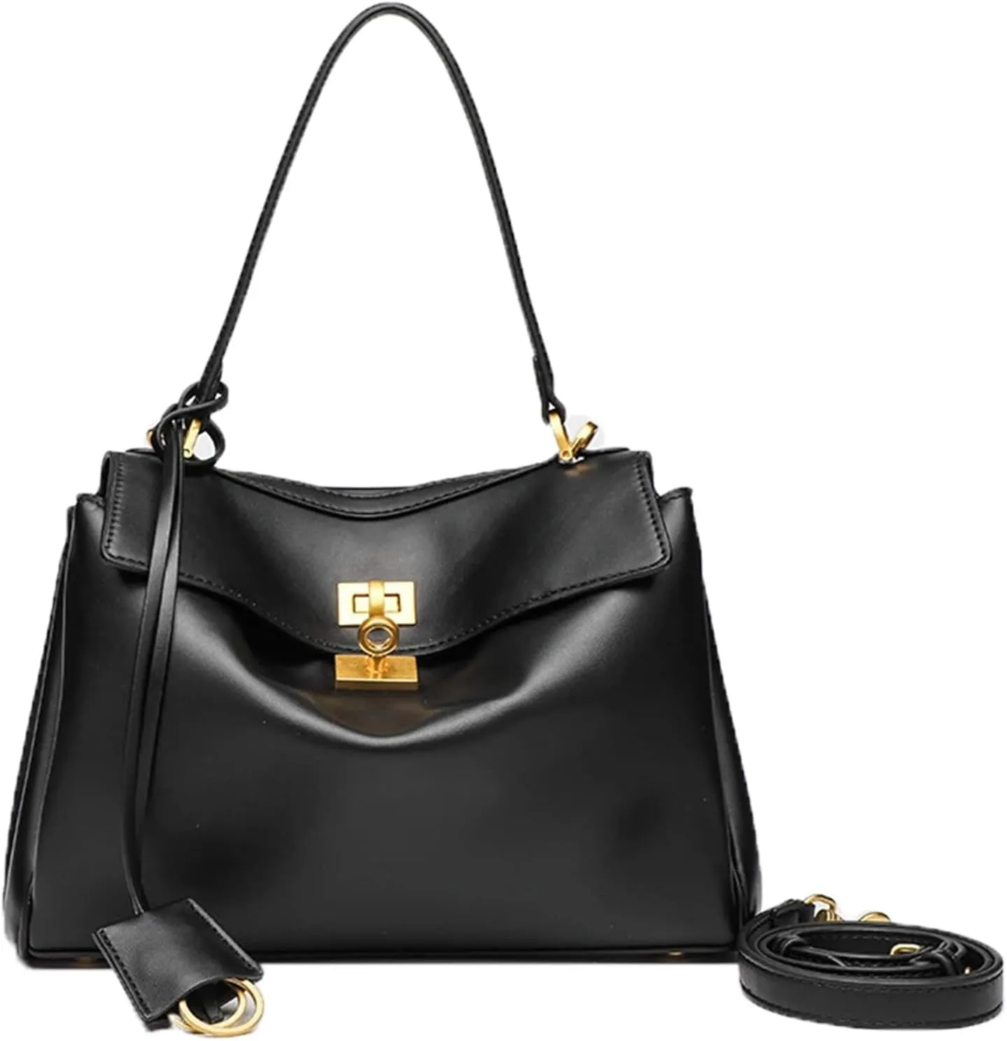 Genuine Leather Purse for Woman, Leather Tote Bag for Women, Shoulder Bag with Strap