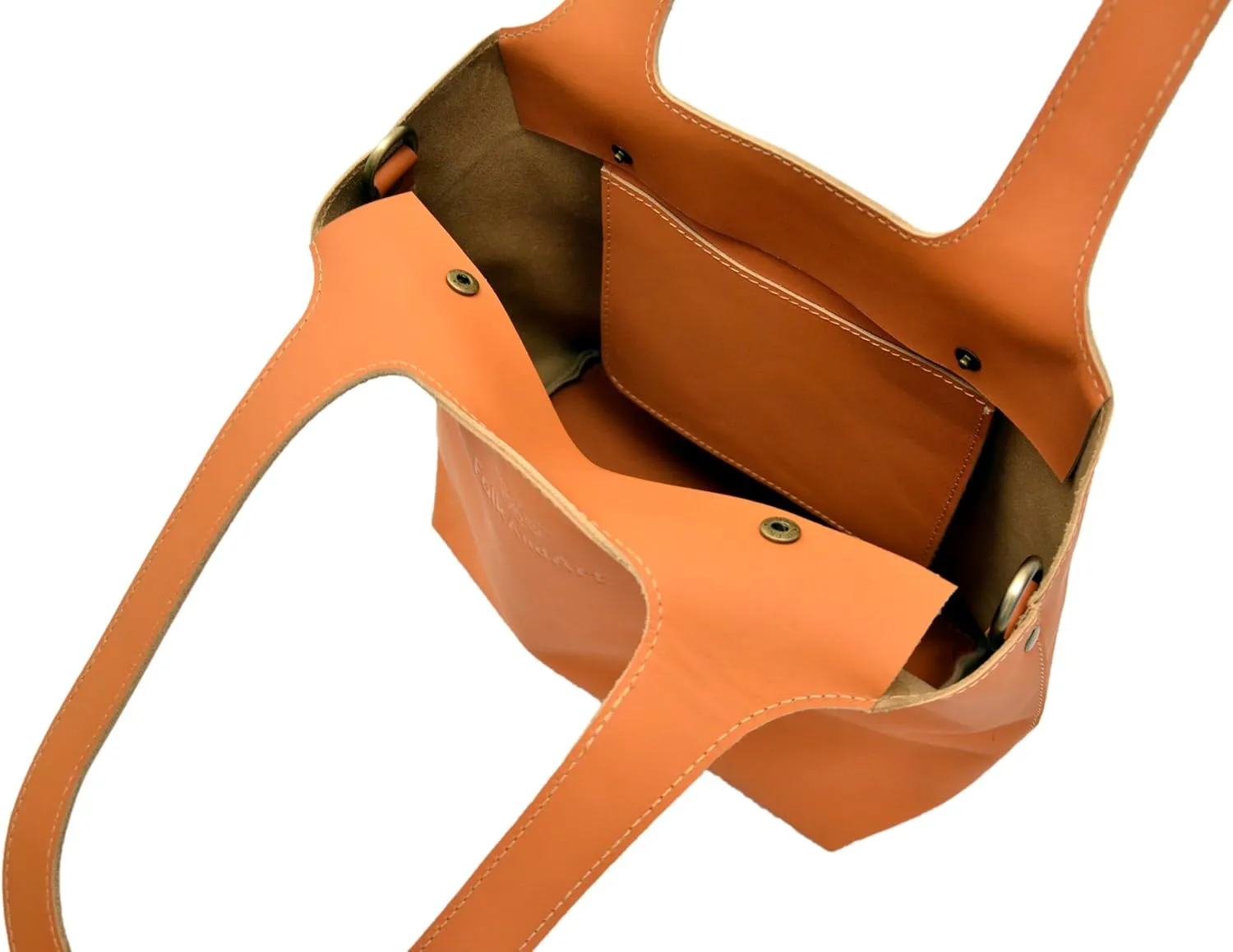 Genuine Leather Tote Bag for Women Stylish Handbag with Inner Pockets Perfect for Work, Travel & Everyday