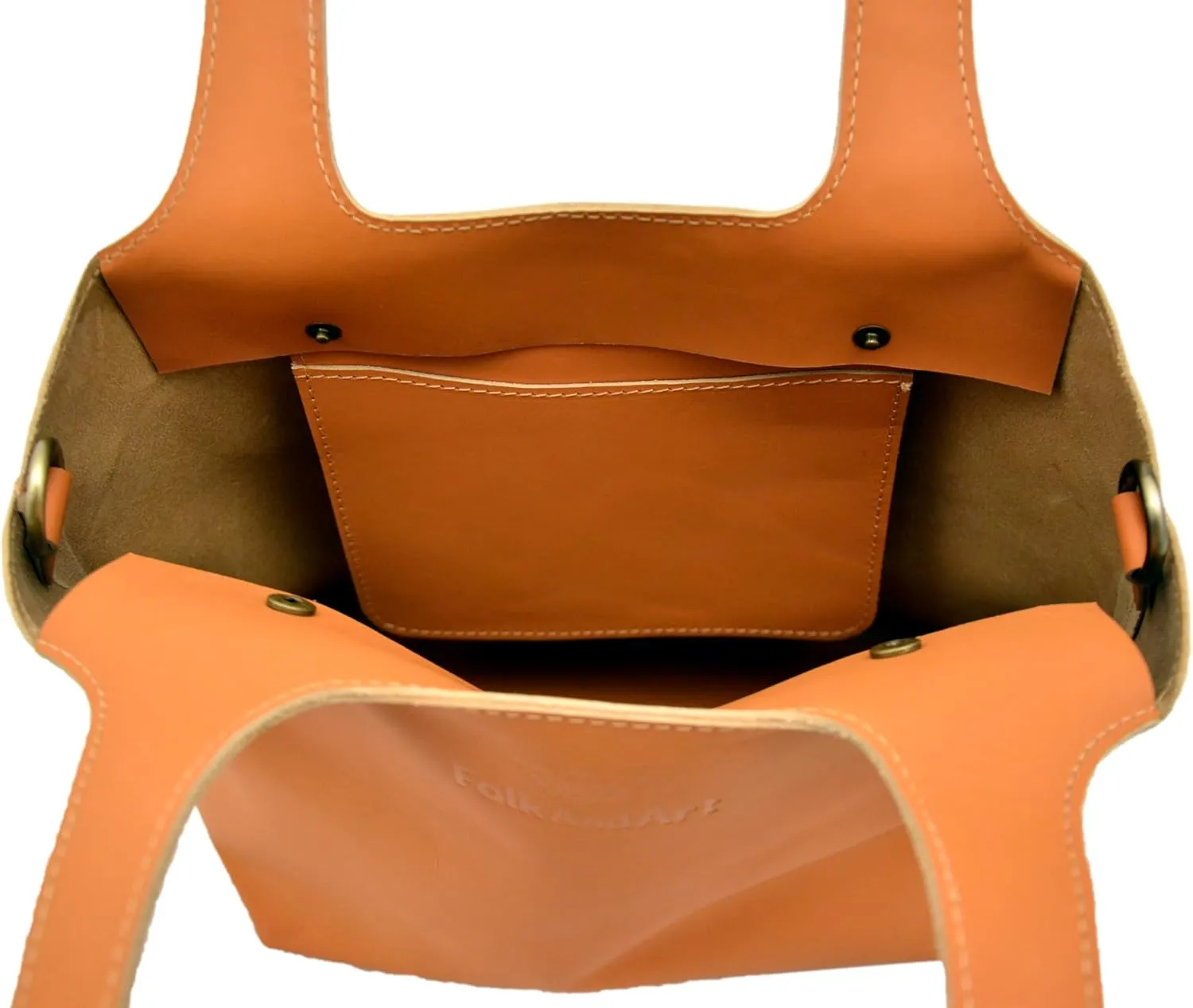 Genuine Leather Tote Bag for Women Stylish Handbag with Inner Pockets Perfect for Work, Travel & Everyday