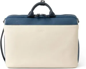 Genuine Multi Leather Briefcase/Ruck A4, Made In Japan, No.627512, Ivory