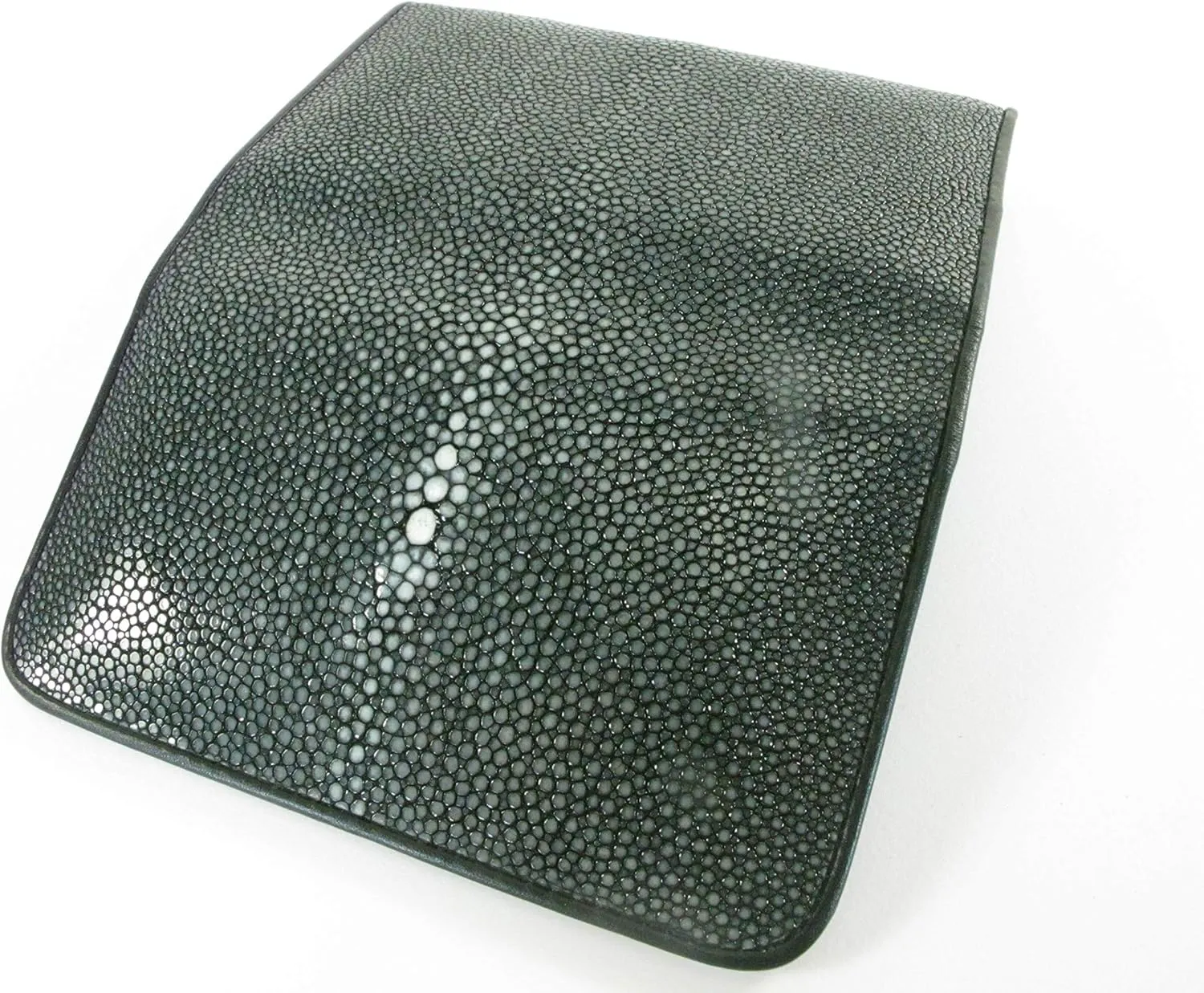 Genuine Polished Stingray Skin Soft Medium Clutch Wallet Purse