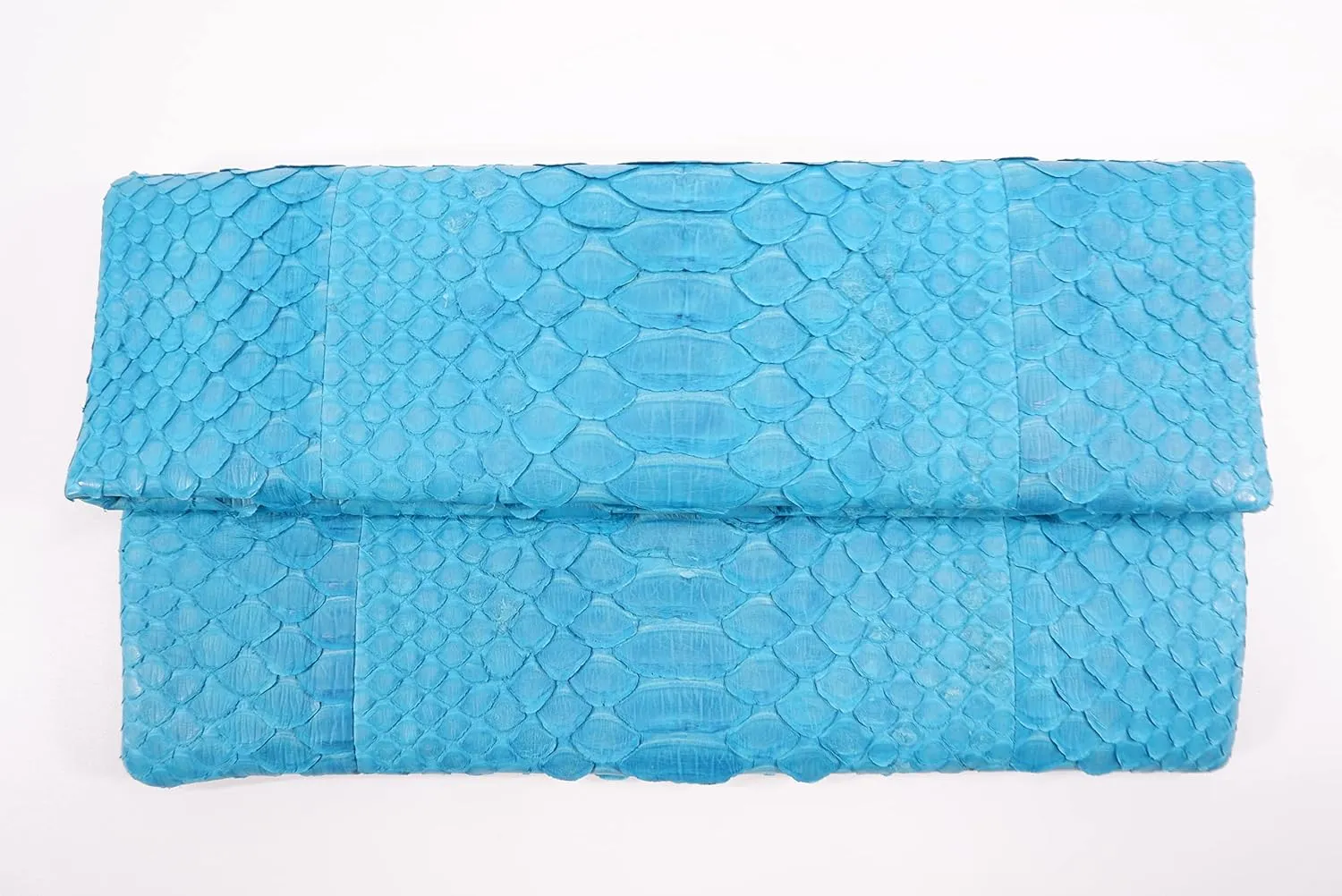 Genuine Python Snake Skin Leather Soft Fold Clutch Bag Purse
