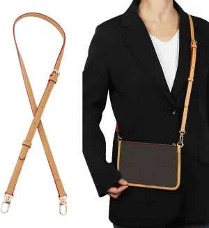 Genuine Vachetta Leather Shoulder Bag Strap Replacement for Handbag or Purse