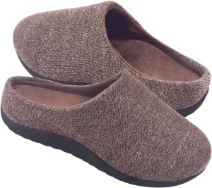 Git-up Orthotic Slippers with Arch Support for Plantar Fasciitis Pain Relief,Comfortable Slip On Clog,Indoor Outdoor Orthopedic House Shoes with Anti-Skid Rubber Sole