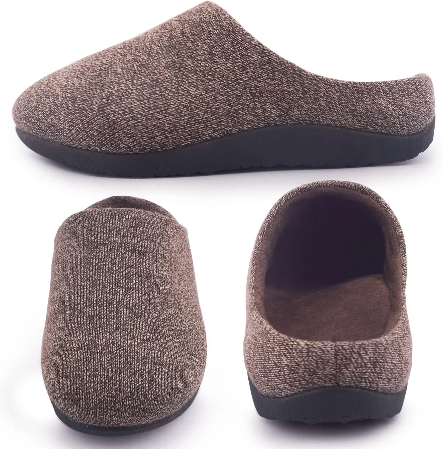 Git-up Orthotic Slippers with Arch Support for Plantar Fasciitis Pain Relief,Comfortable Slip On Clog,Indoor Outdoor Orthopedic House Shoes with Anti-Skid Rubber Sole