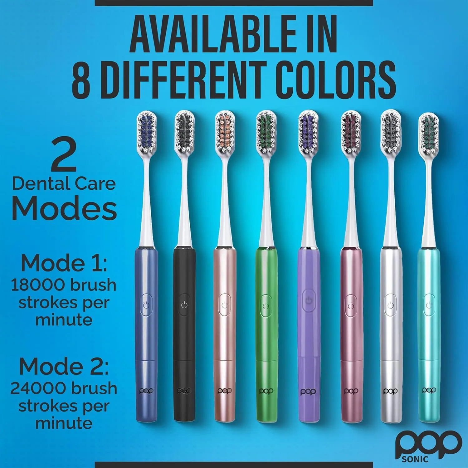 Go Plus Sonic Toothbrushes for Adults w/Electric Toothbrush Case - Electric Toothbrush for Adults & Kids - Sonic Toothbrush w/ 2 Speeds - 18000-24000 Vibrations Per Minute (Punchy Purple)