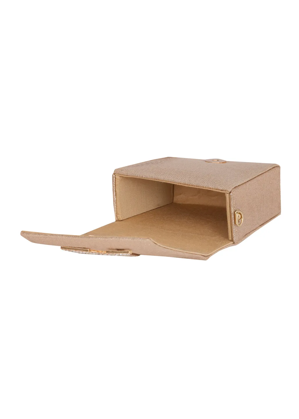 Golden K Alphabhet Intial Embellised Flap Bag