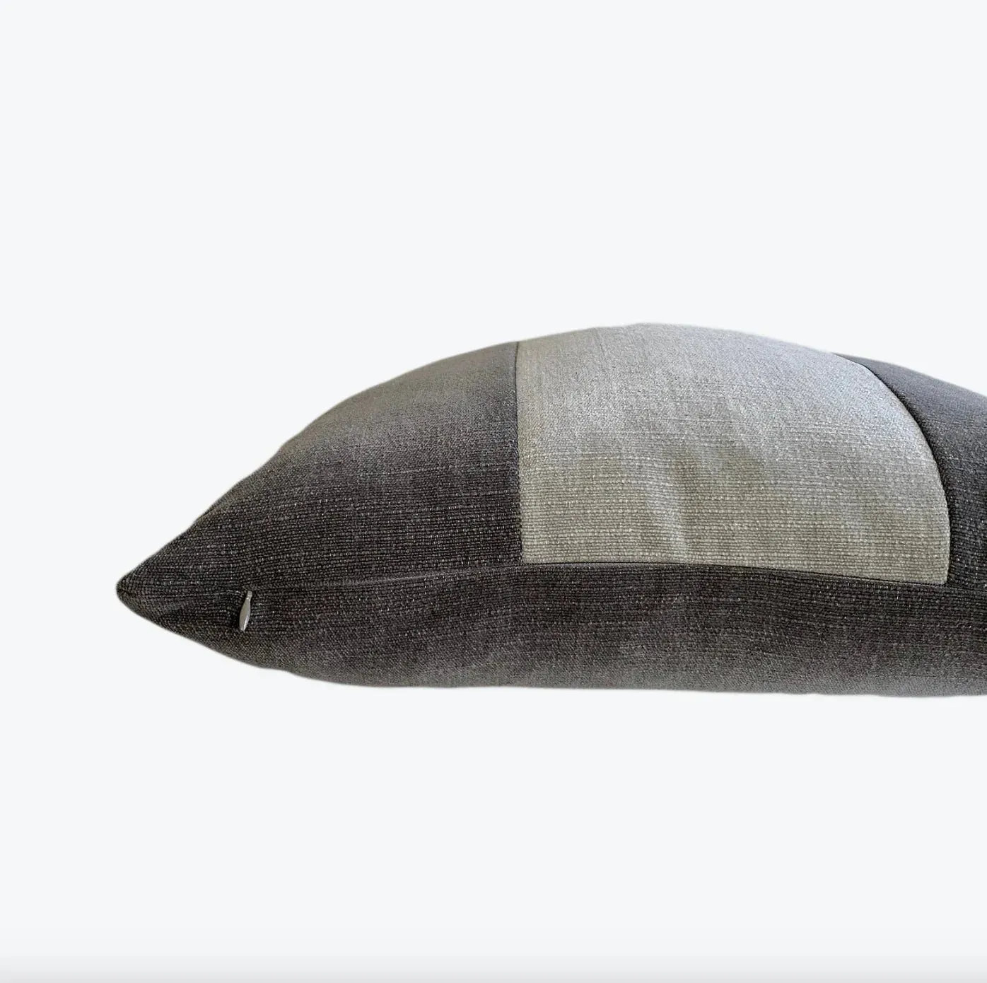 Graphite and Slate Gray Throw Pillow