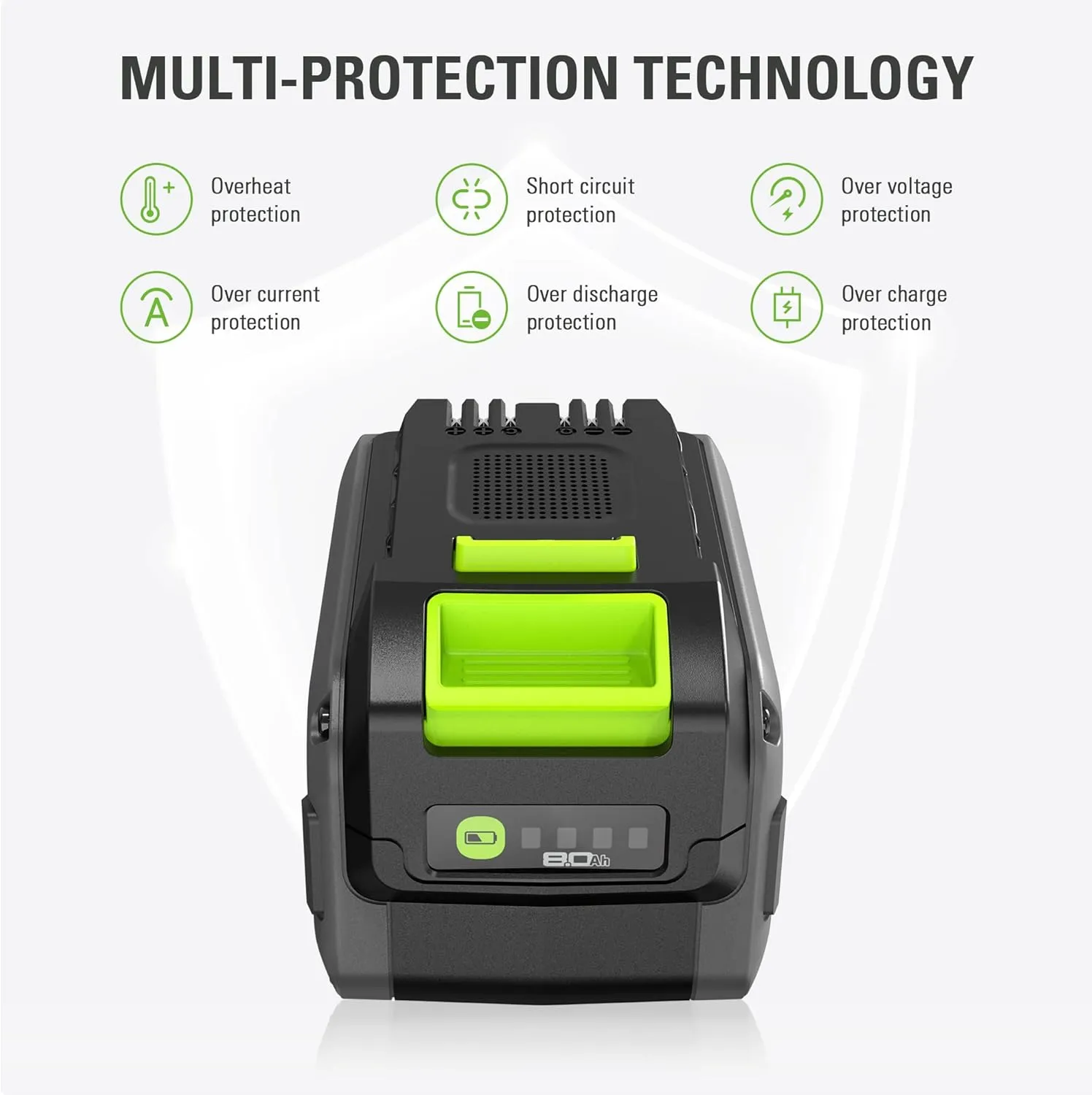Greenworks 24V 8.0Ah Lithium-Ion Battery(Genuine Greenworks Battery/ 125  Compatible Tools)